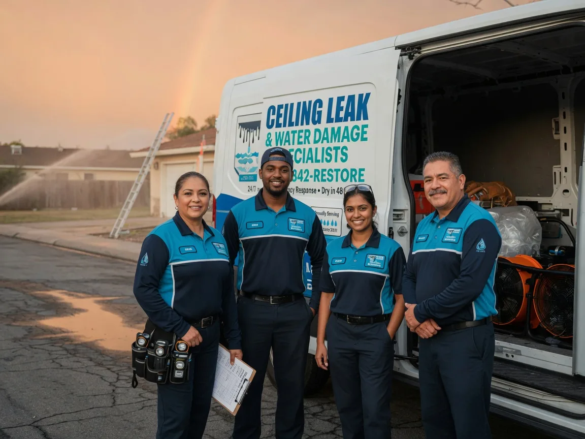 Ceiling Leak Cleanup company in Gypsum, OH